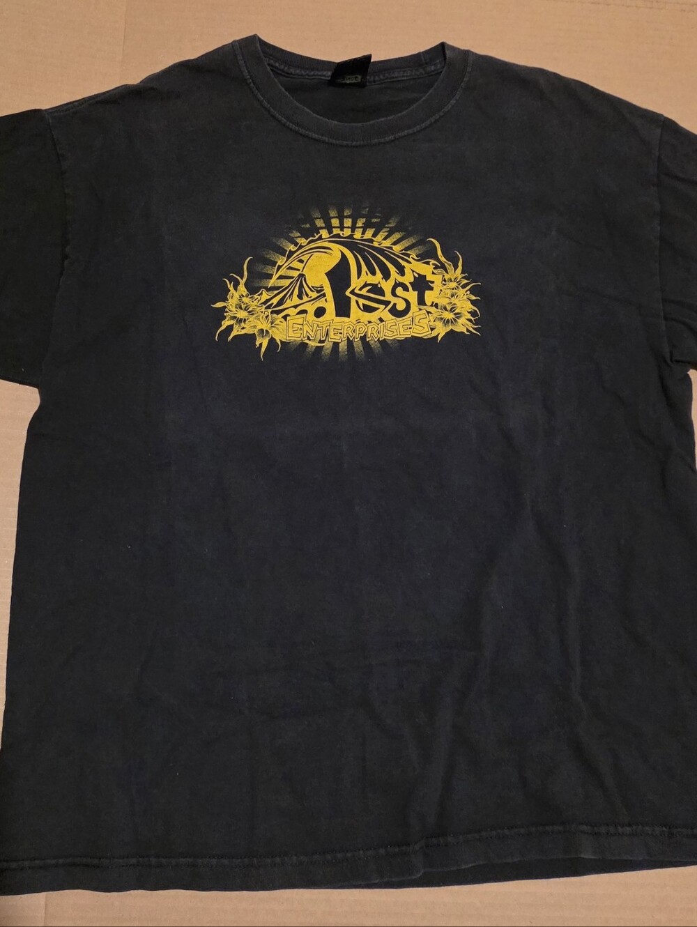 Vintage 90s/Y2K ...Lost Enterprises Mayhem Graphic Tee Shirt Large Bla